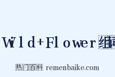 Wild+Flower组词是什么意思的图片